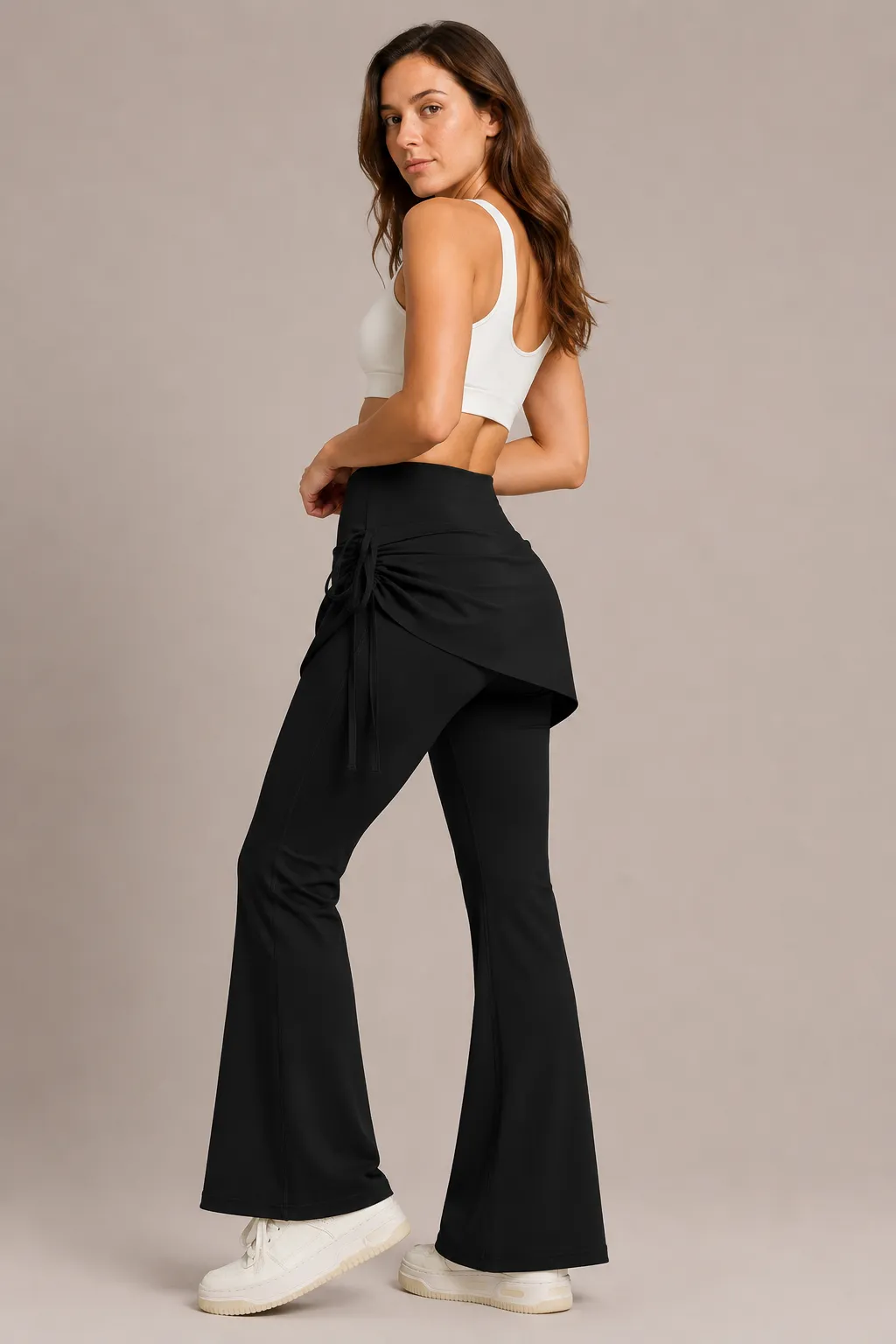 SculptWrap Flare Skirted Leggings image 9