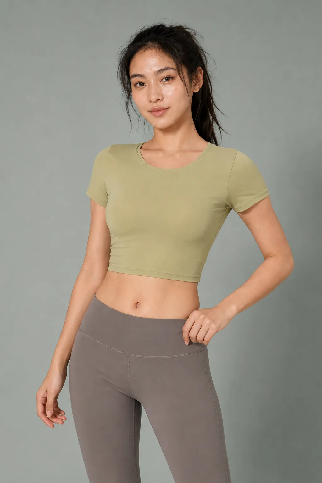 Lattice Back Sculpt Tee